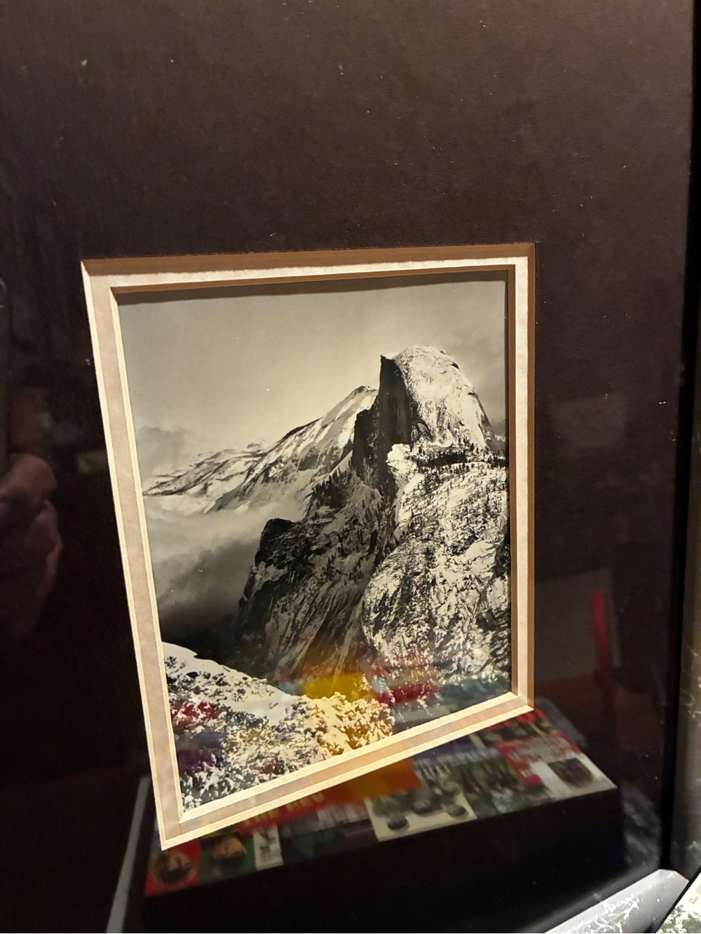 Ansel Adams Framed Black & White Mountain Photo Print
